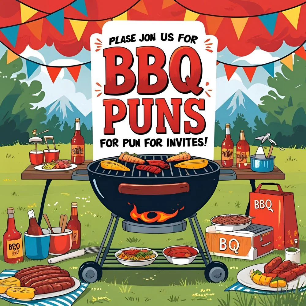 BBQ Puns for Invites