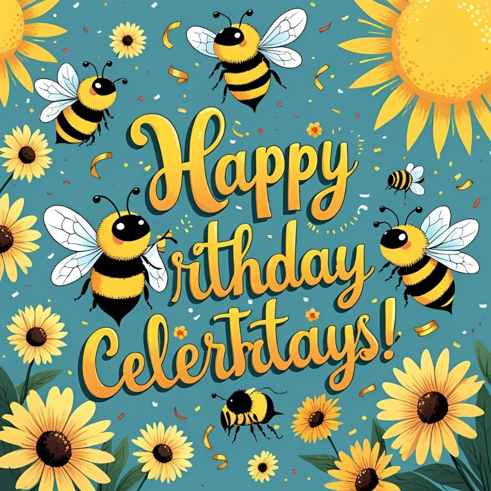 Bee Puns for Birthdays and Celebrations