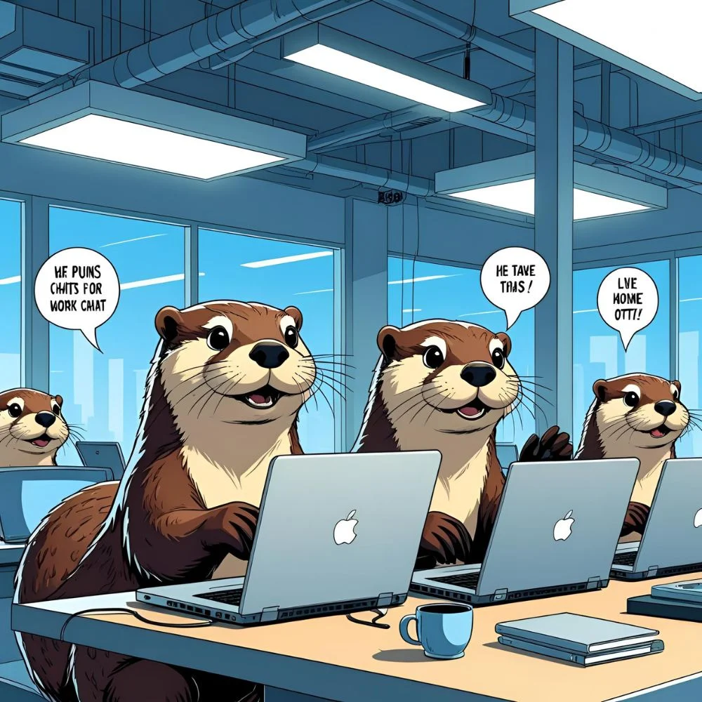 Clever Otter Puns for Work Chats