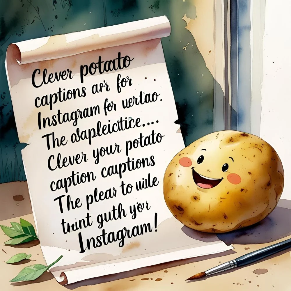 Clever Potato Captions for Instagram