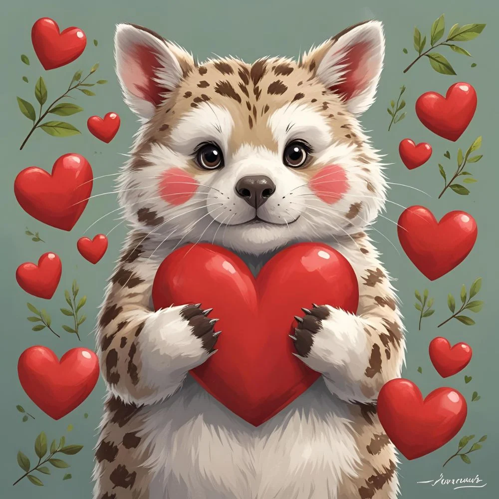 Cute Animal Heart Puns