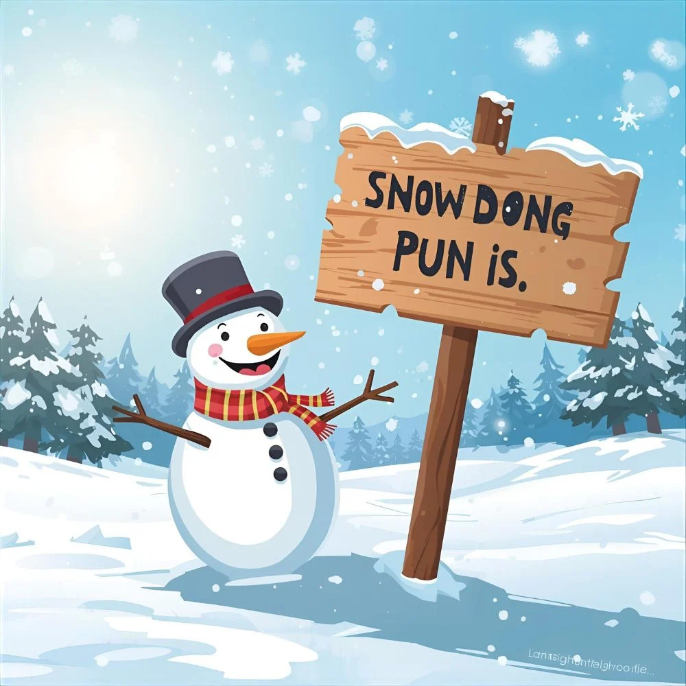 Funny Snow Puns for Instagram Captions