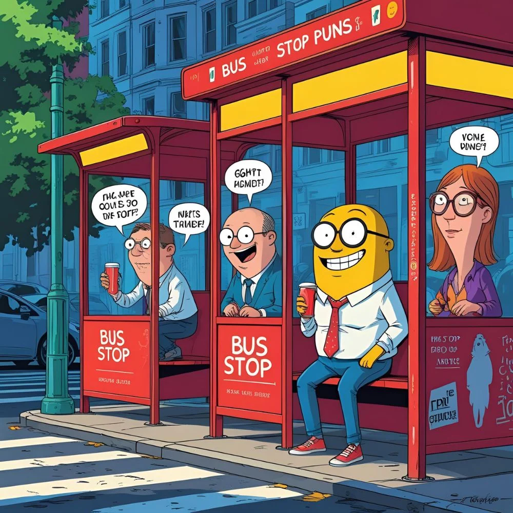 Hilarious Bus Stop Puns