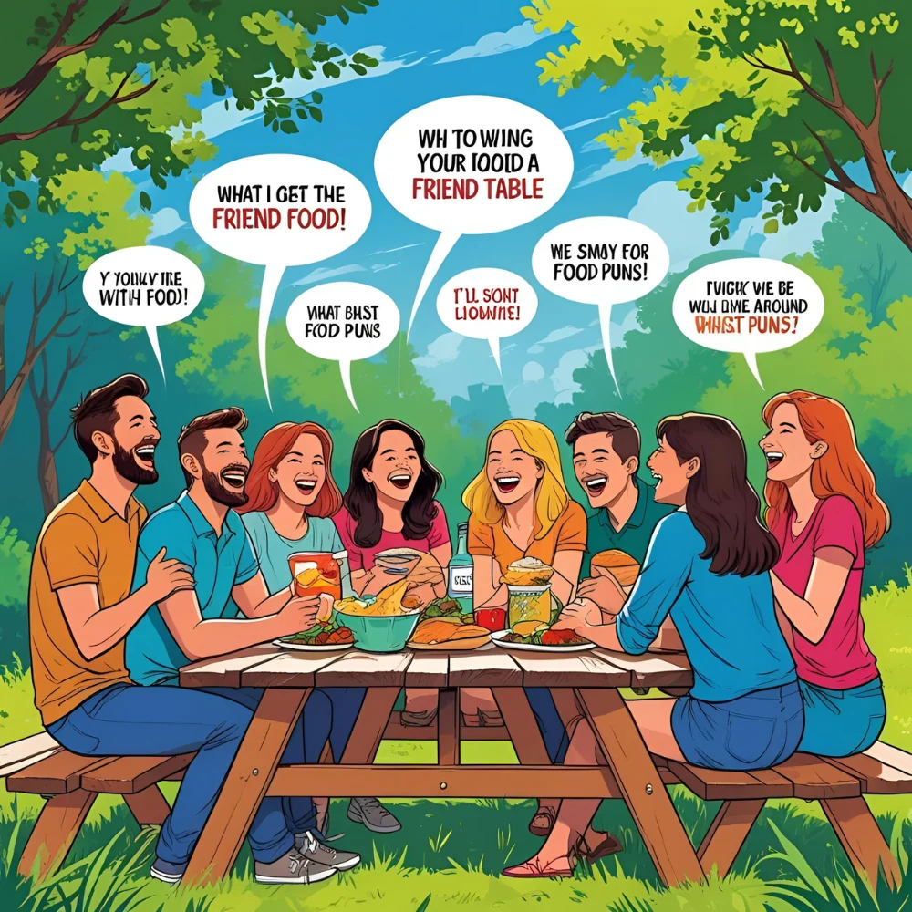 Hilarious Food Puns for Friends