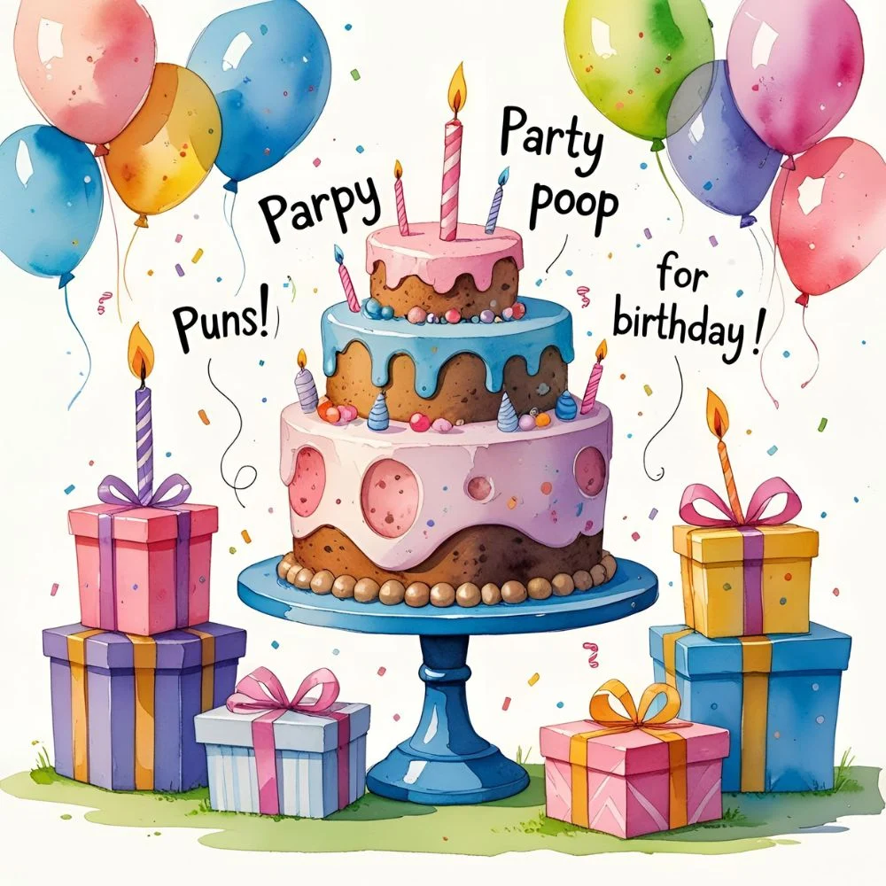 Party Poop Puns for Birthdays