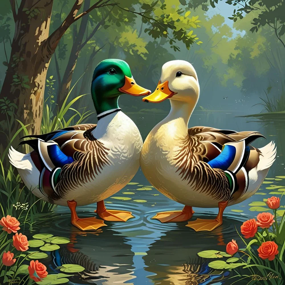 Romantic Duck Puns