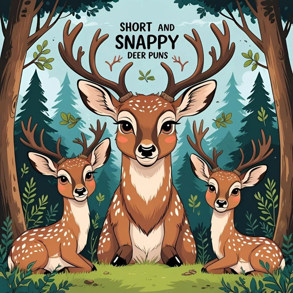 Short and Snappy Deer Puns
