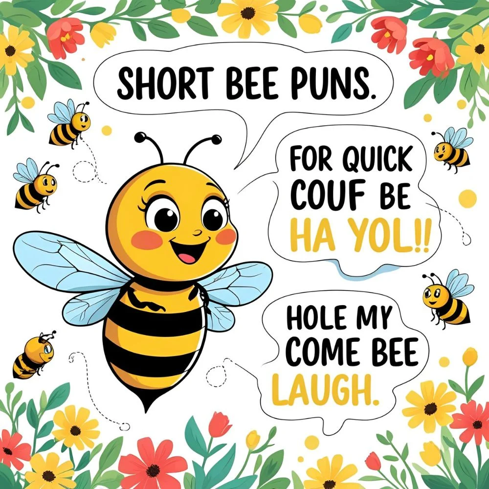 Short Bee Puns for Quick Laughs