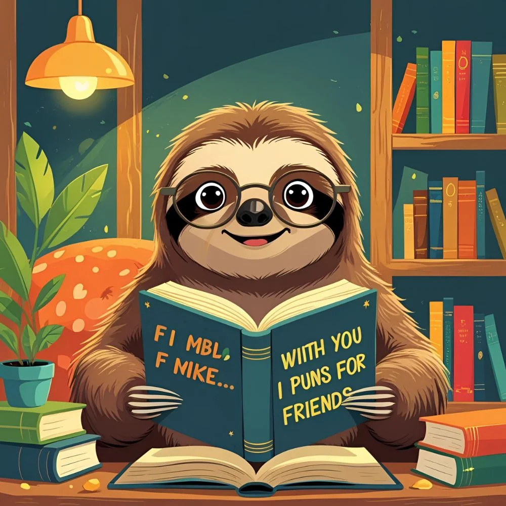 Sloth Funny Puns for Friends