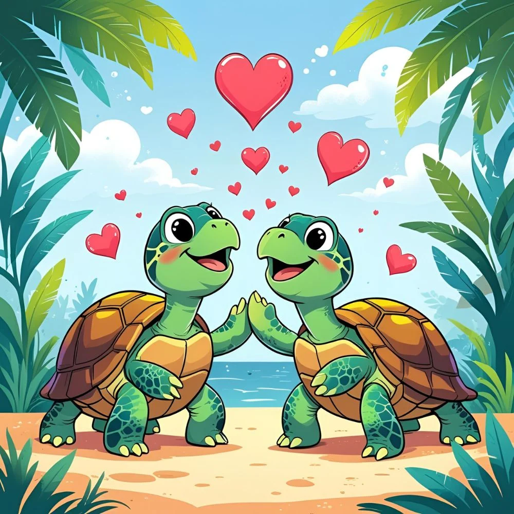 Turtle Puns for Love and Relationships