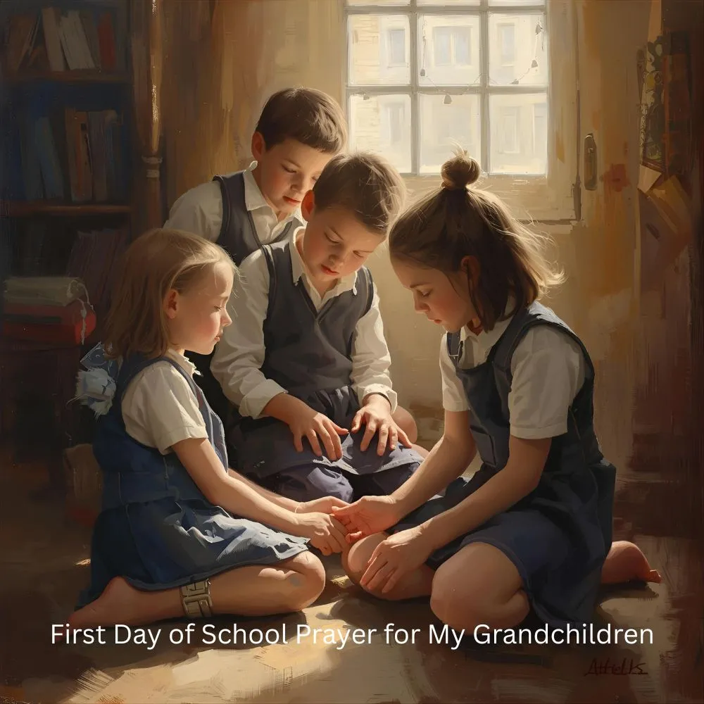 First Day of School Prayer for My Grandchildren
