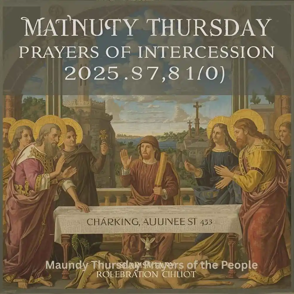 Maundy Thursday Prayers of Intercession