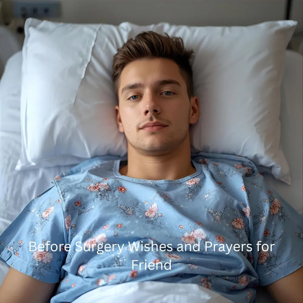Before Surgery Wishes and Prayers for Friend
