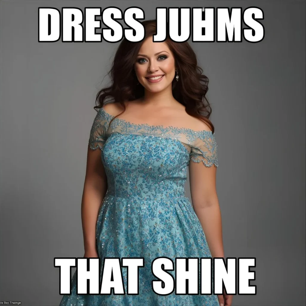 Dress Puns and Jokes That Shine