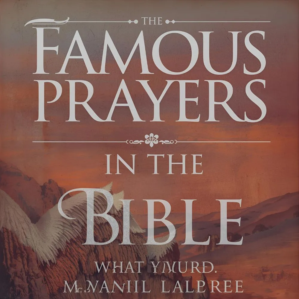 Famous Prayers in the Bible