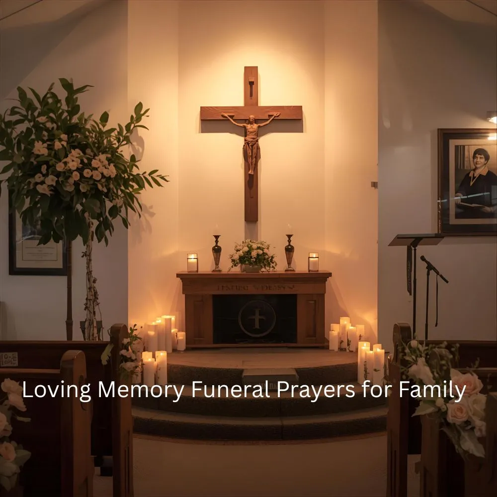 Loving Memory Funeral Prayers for Family