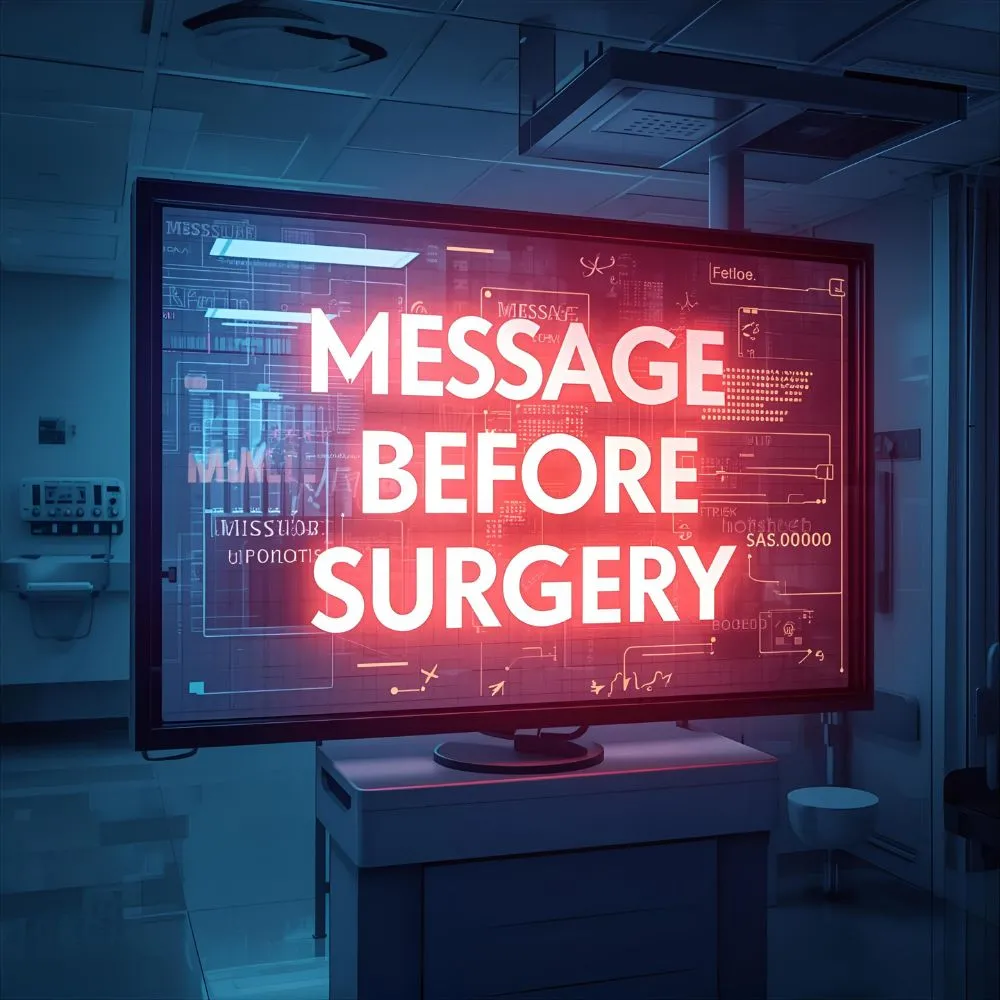 Messages Before Surgery Wishes and Prayers