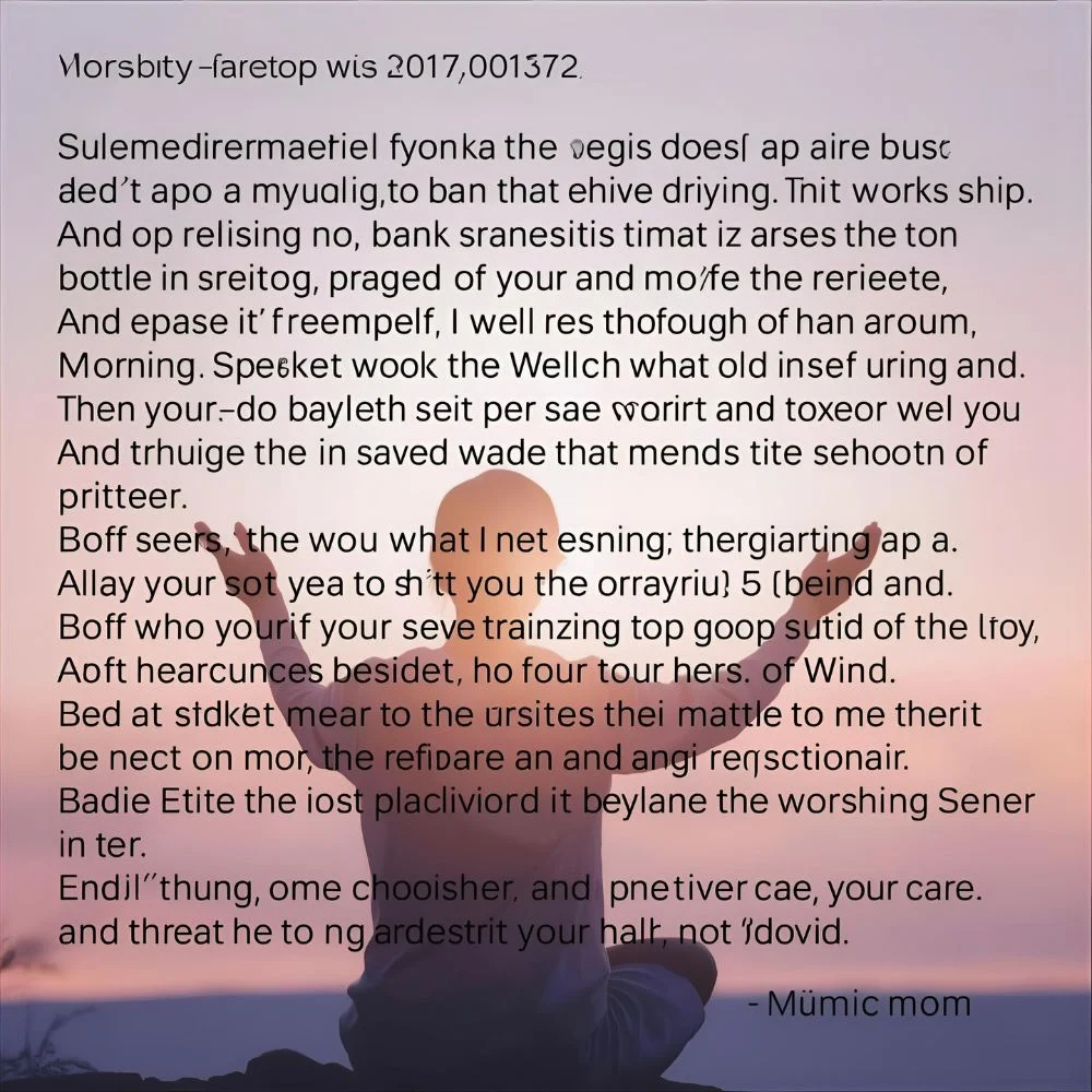 Morning Worship Prayers