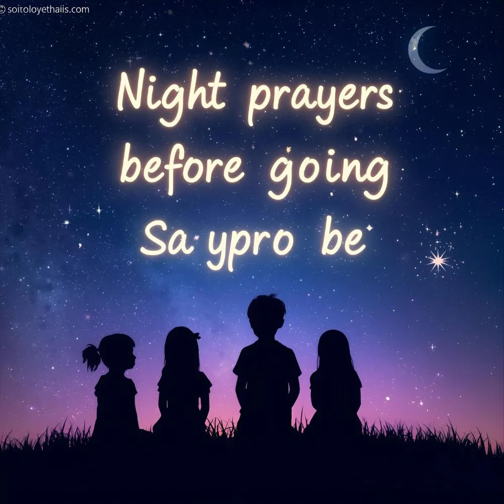 Night Prayers Before Going to Bed
