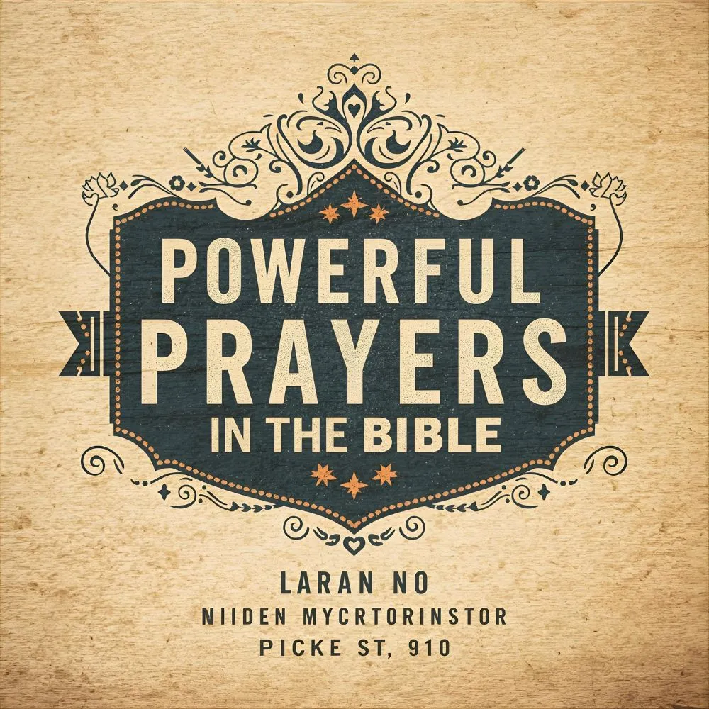 Powerful Prayers in the Bible