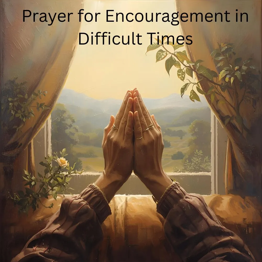 Prayer for Encouragement in Difficult Times