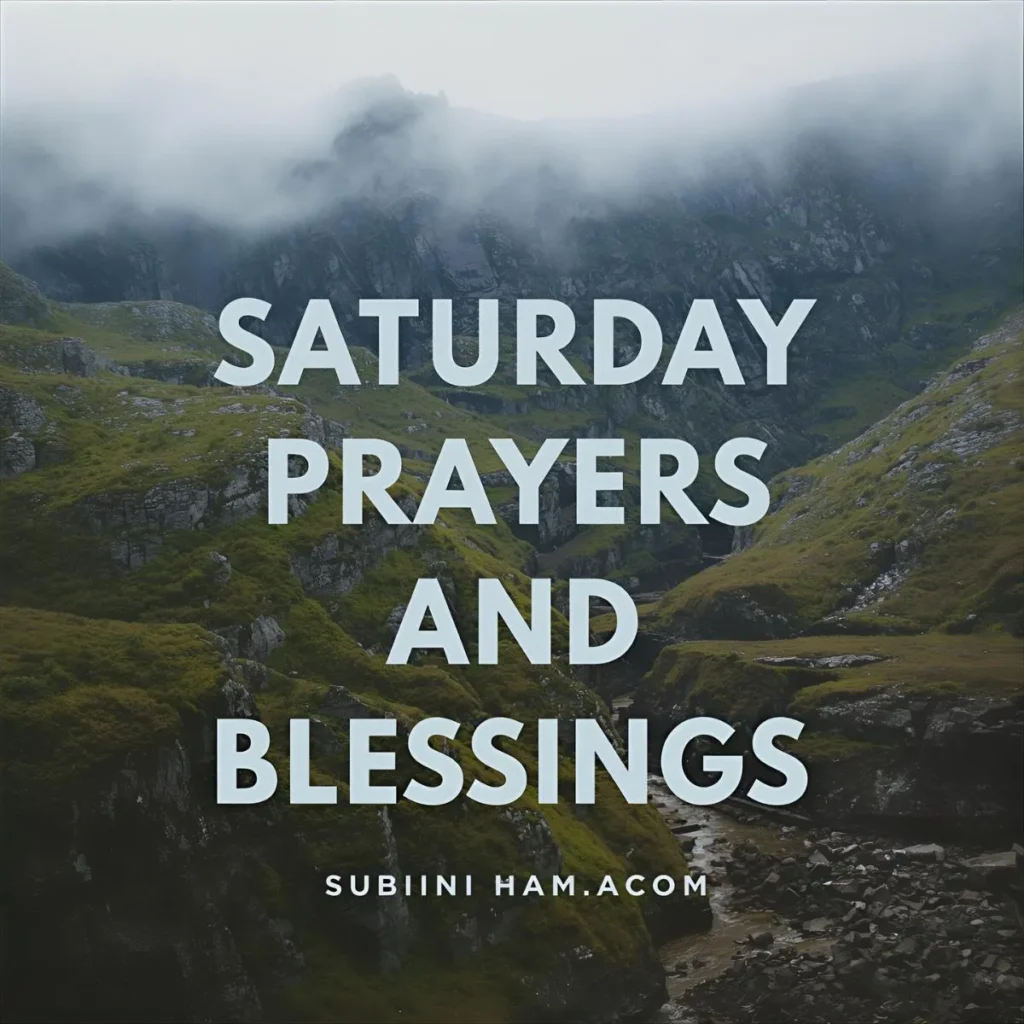 Saturday Prayers and Blessings Images