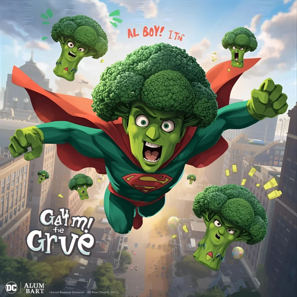 Superhero Broccoli Puns and Jokes