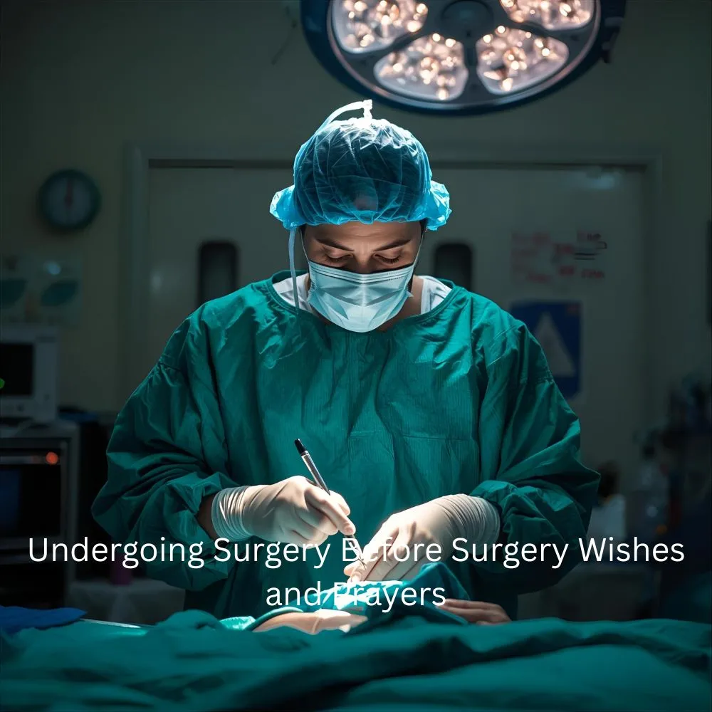 Undergoing Surgery Before Surgery Wishes and Prayers