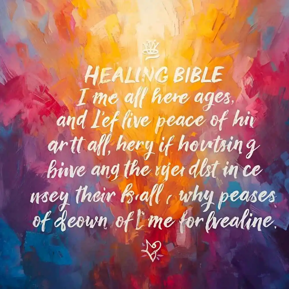 Healing Bible Verses About Healing
