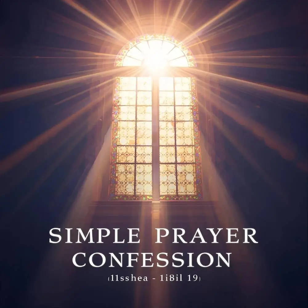 Simple Prayer of Confession