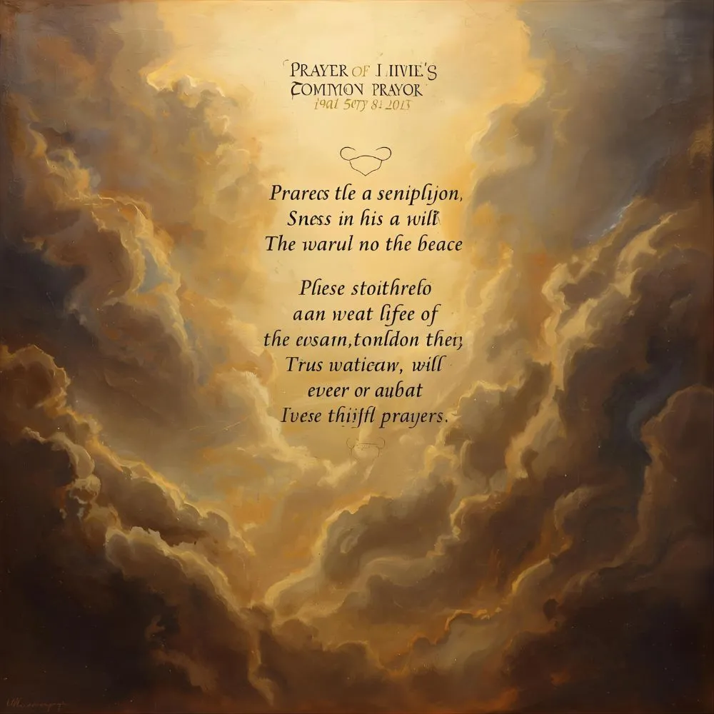 Prayer of Confession – Book of Common Prayer