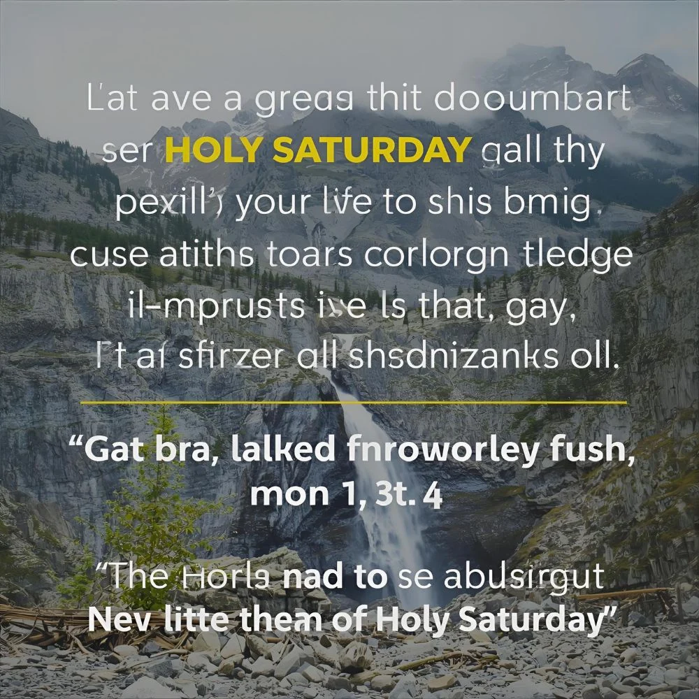 Holy Saturday Quotes
