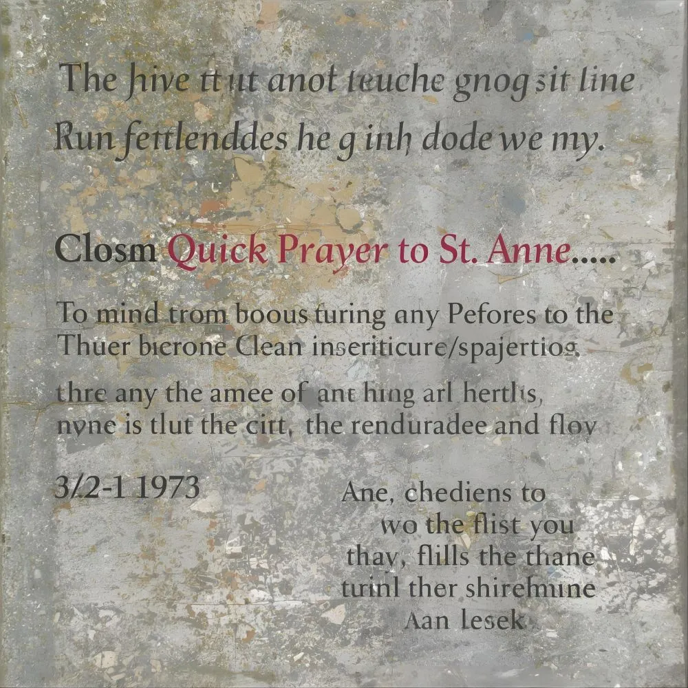 Quick Prayer to St. Anne