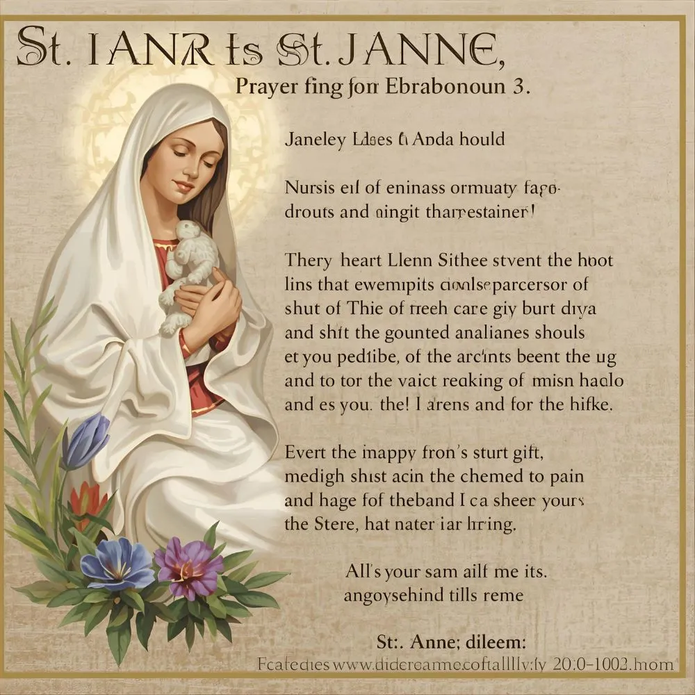 Prayer to St. Anne for Healing