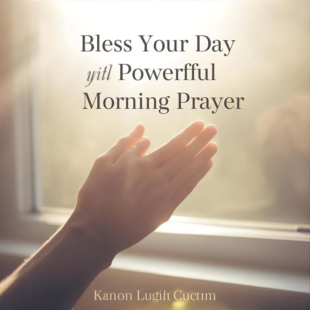 Bless Your Day With This Powerful Morning Prayer
