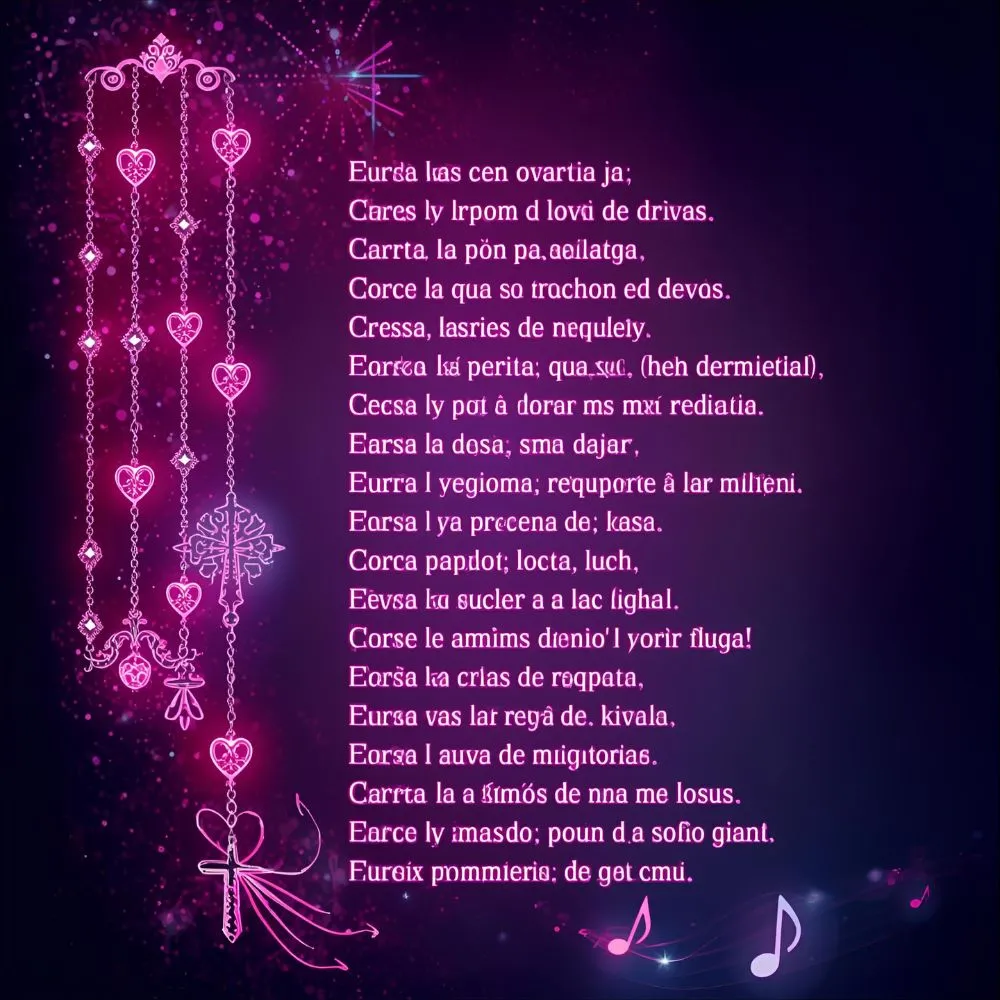Rosary in Spanish Lyrics