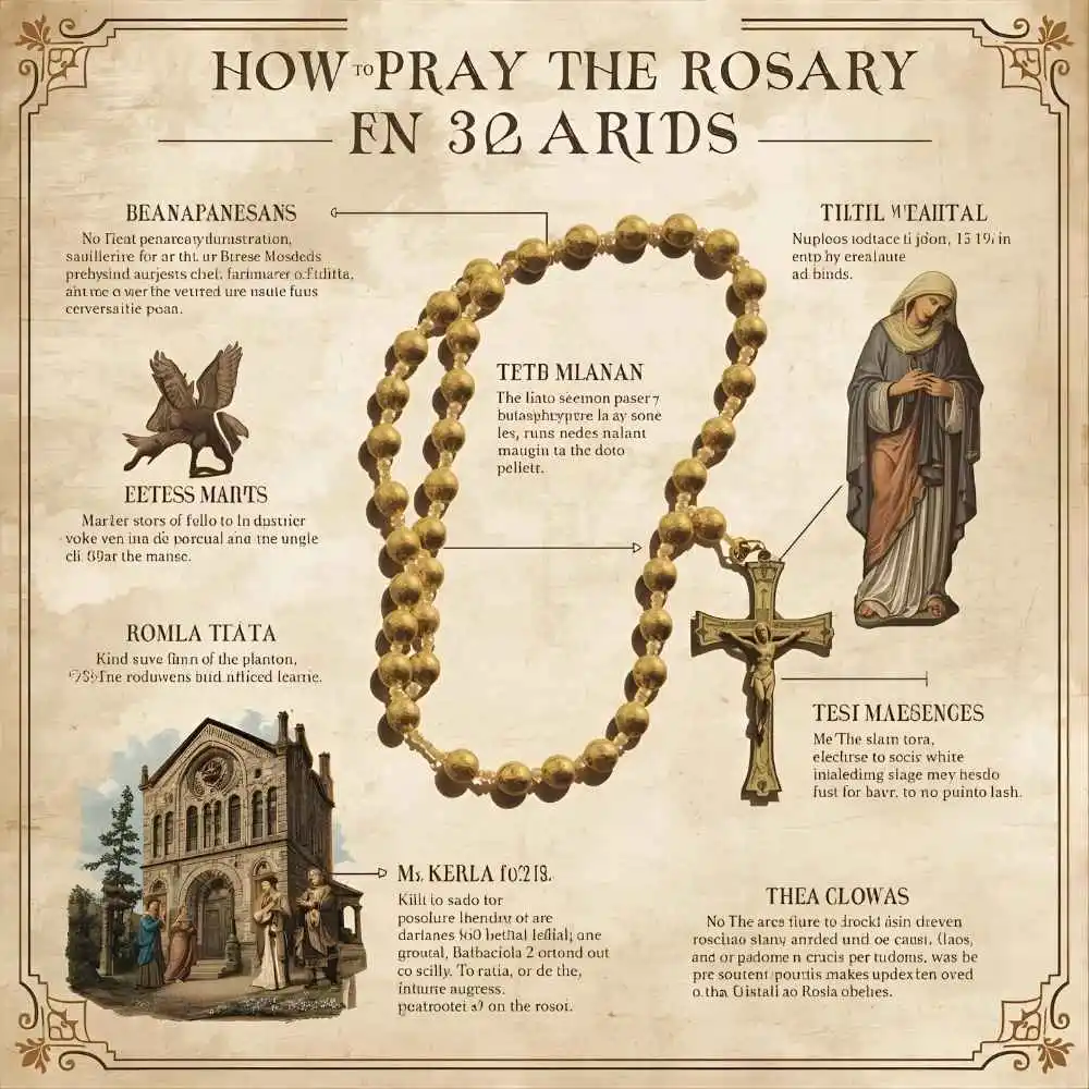How to Pray the Rosary in Spanish Printable