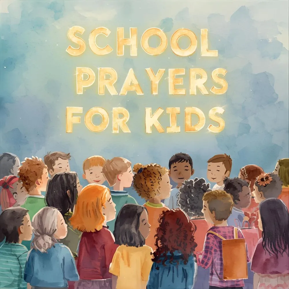 School Short Prayers for Kids
