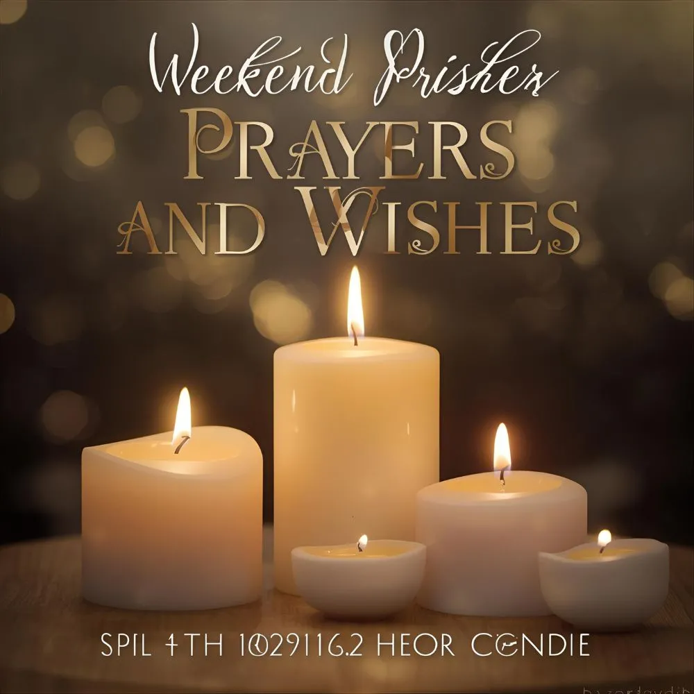 Weekend Prayers and Wishes