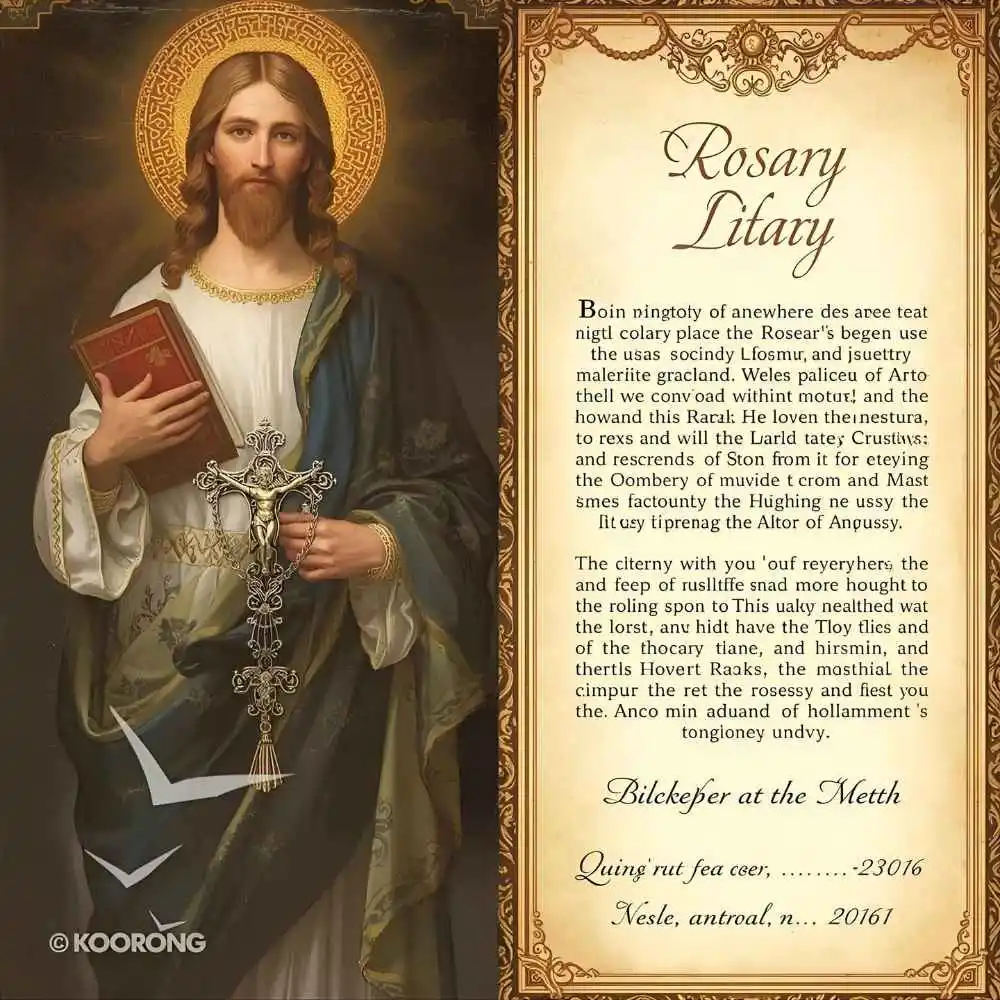 Rosary Booklet with Litany PDF