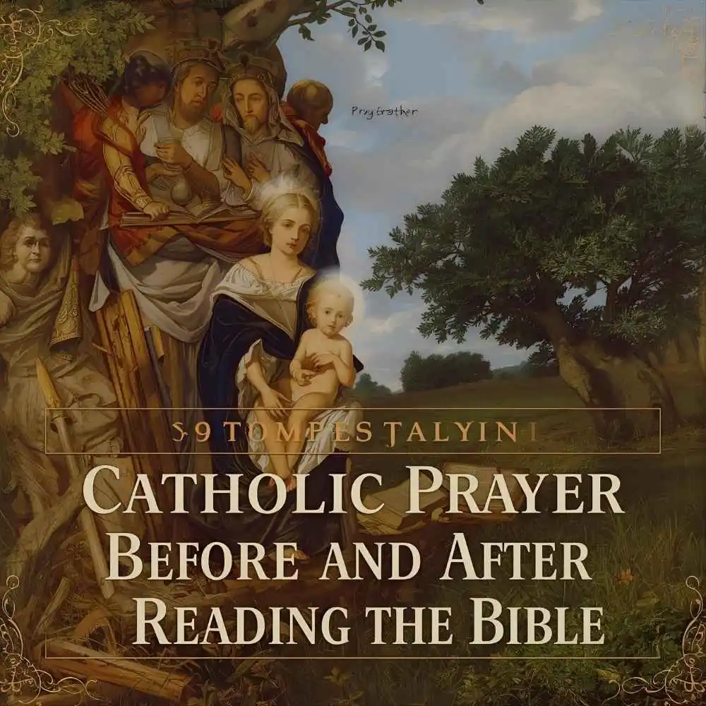 Catholic Prayer Before and After Reading the Bible