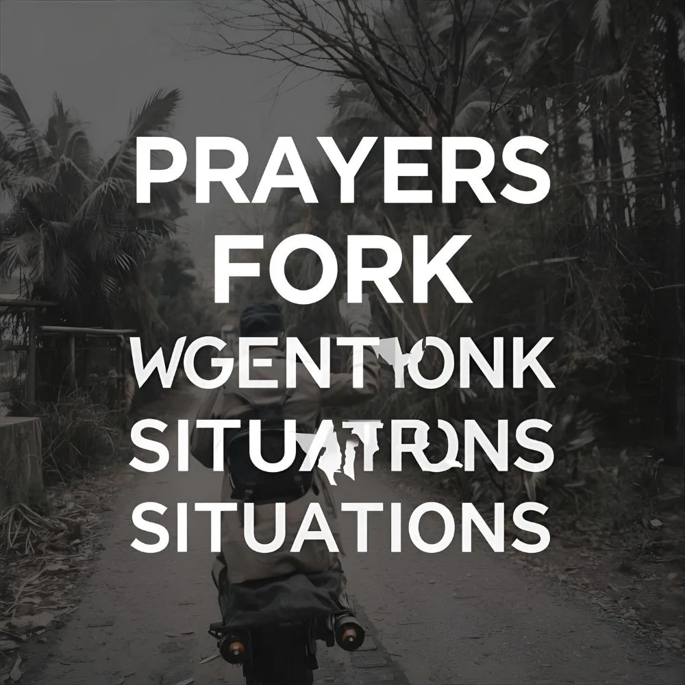 Prayers for Work Situations