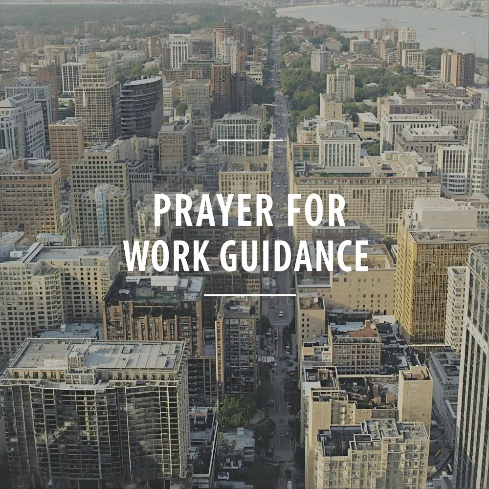 Prayer for Work Guidance