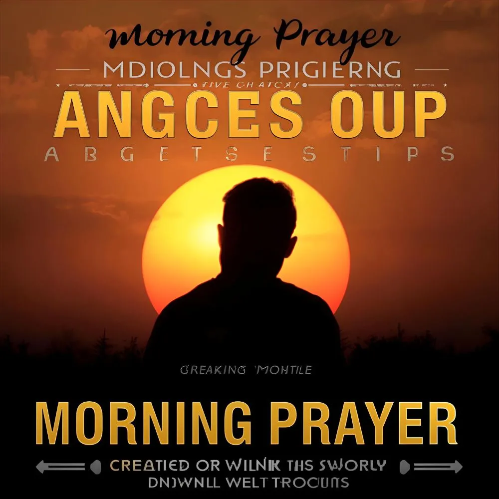 Morning Prayer for Work Success