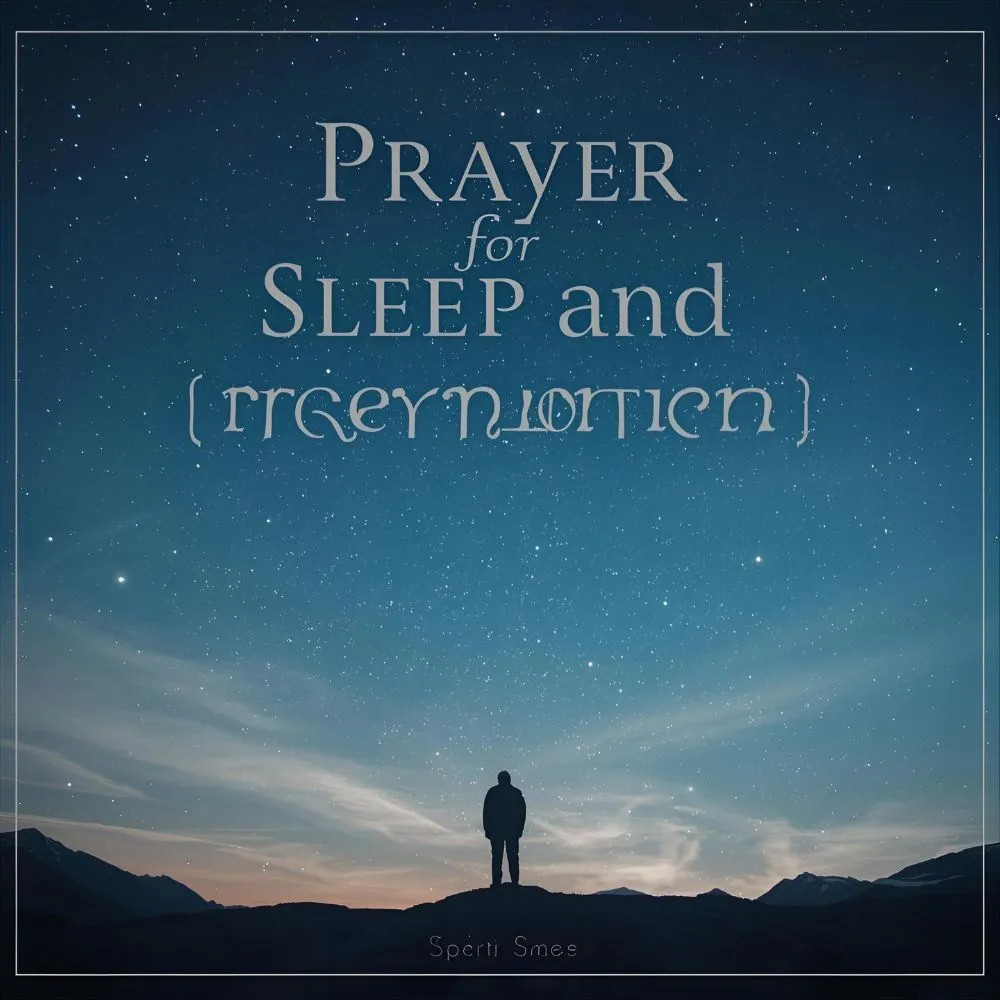 Prayer for Sleep and Protection