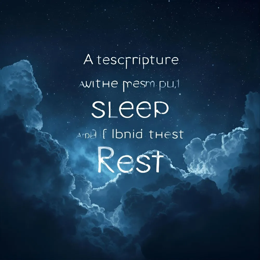 Scripture for Sleep and Rest