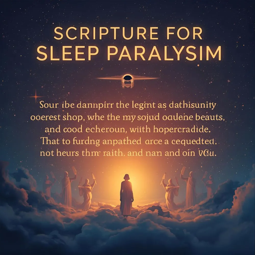 Scripture for Sleep Paralysis