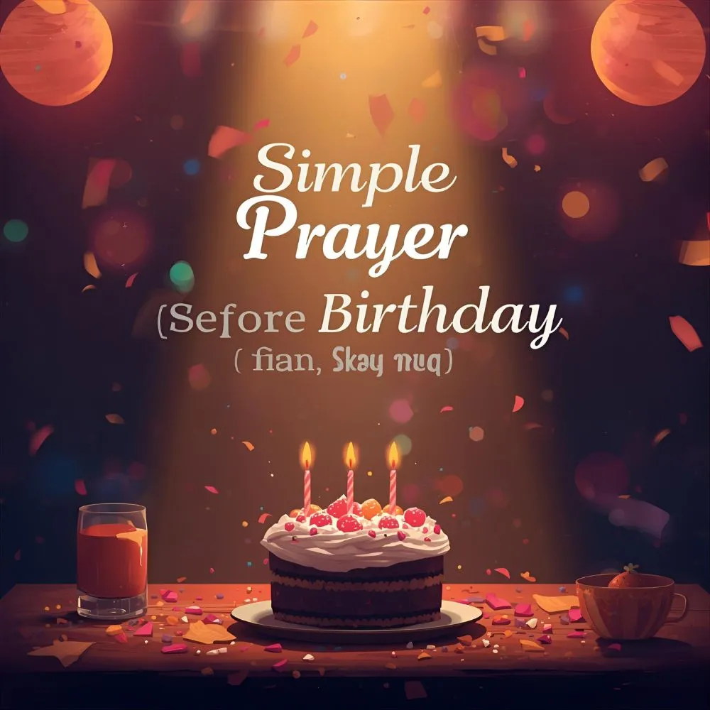 Simple Prayer Before Meal On Birthday Tagalog