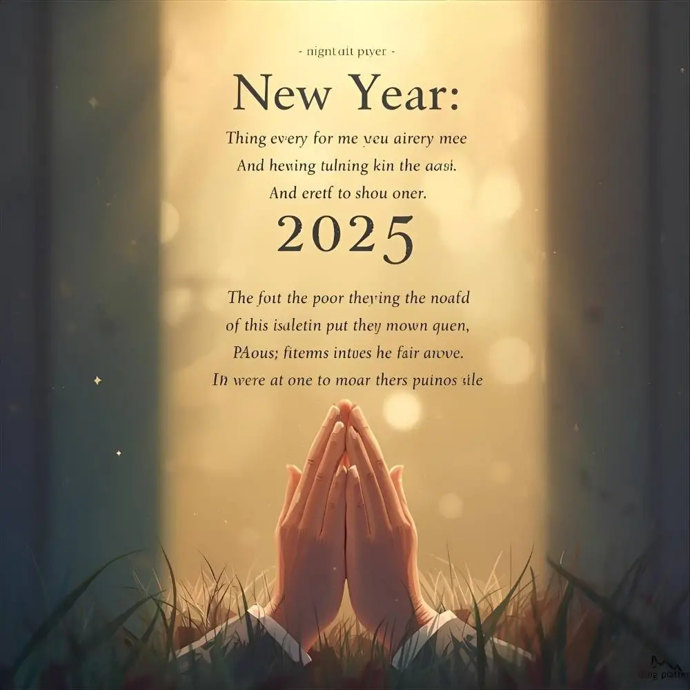Short Prayer for New Year 2025