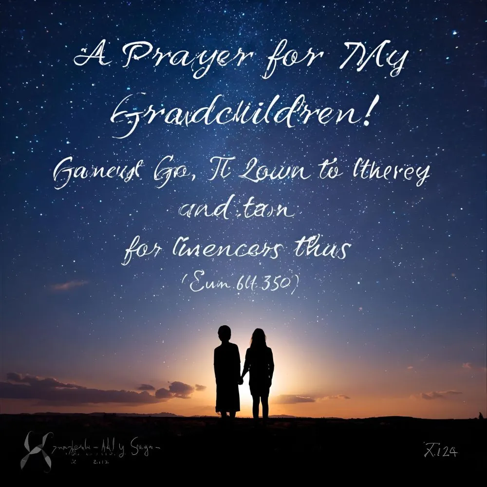 A Prayer for My Grandchildren